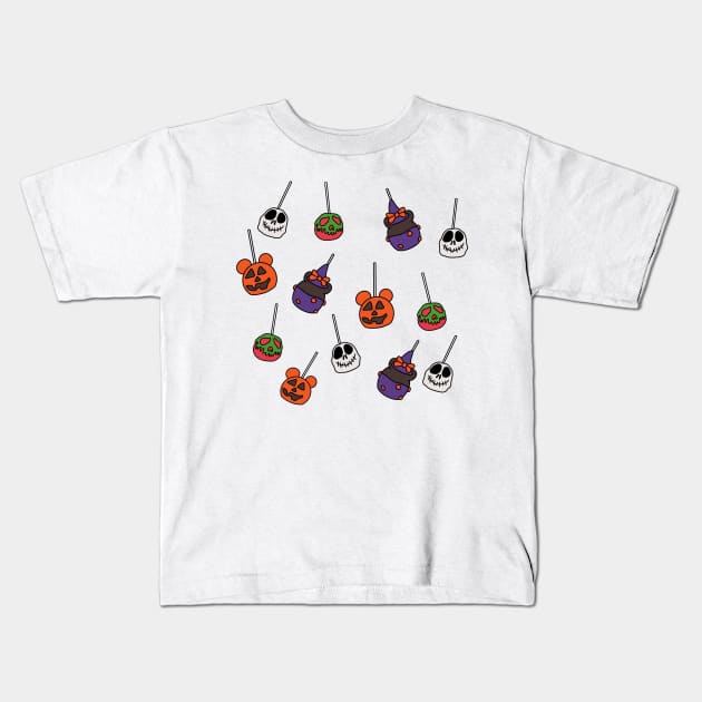 Spooky Sweets Kids T-Shirt by missannagray
